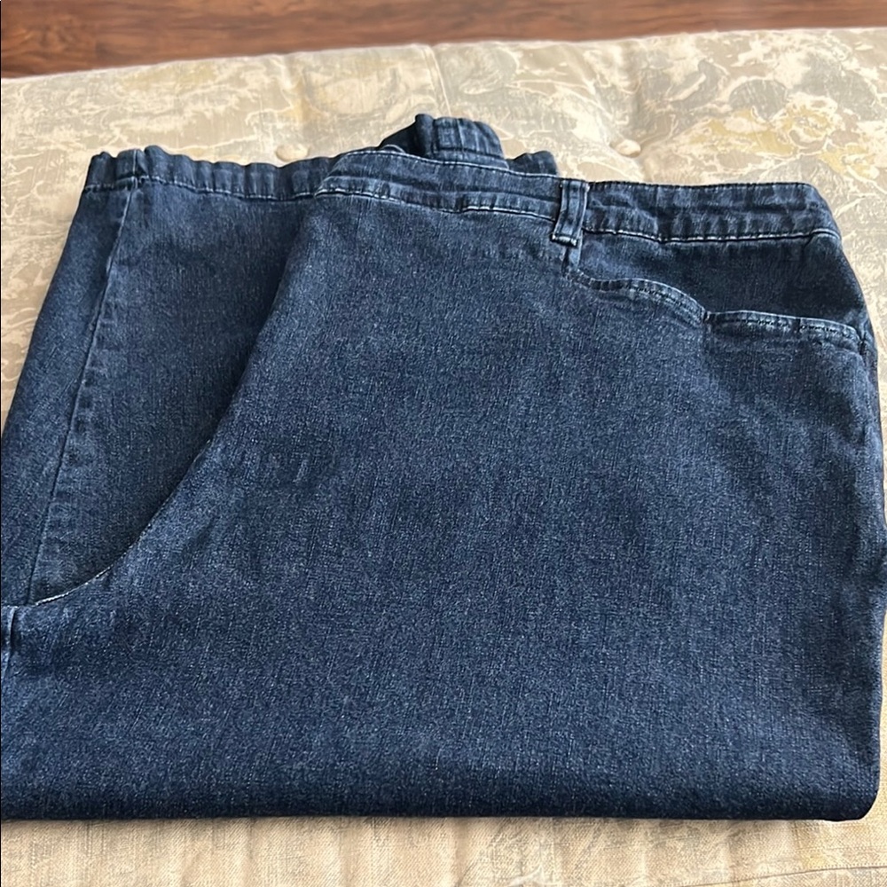 Karen Scott Pre-Loved Denim Capris, 22W